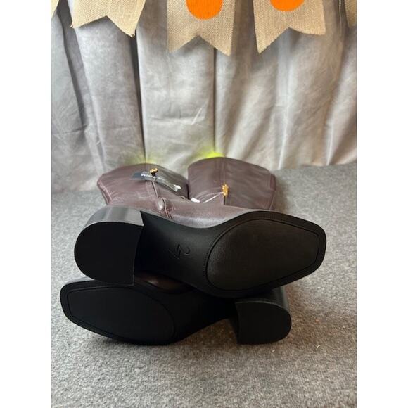 Naturalizer 27 EDIT Edda Dark Brown Leather Wide Calf Knee High Boot. Sz: 7M WC - Picture 8 of 11